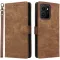 Phonesta Vintage Skin Book Wallet Case hoesje voor HMD Skyline - Bruin