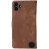 Phonesta Vintage Skin Book Wallet Case hoesje voor Nothing CMF Phone 1 - Bruin 7