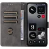 Phonesta Vintage Skin Book Wallet Case hoesje voor Nothing CMF Phone 1 - Zwart 2