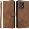 Phonesta Vintage Skin Book Wallet Case hoesje voor Motorola Edge 50 / Edge 50 Pro - Bruin