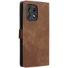 Phonesta Vintage Skin Book Wallet Case hoesje voor Motorola Edge 50 / Edge 50 Pro - Bruin 7
