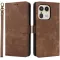 Phonesta Vintage Skin Book Wallet Case hoesje voor Motorola Edge 50 Ultra - Bruin