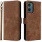 Phonesta Vintage Skin Book Wallet Case hoesje voor Motorola Moto G05 / Moto E15 - Bruin