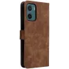 Phonesta Vintage Skin Book Wallet Case hoesje voor Motorola Moto G05 / Moto E15 - Bruin 8