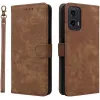 Phonesta Vintage Skin Book Wallet Case hoesje voor Motorola Moto G35 - Bruin