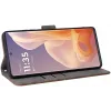 Phonesta Vintage Skin Book Wallet Case hoesje voor Motorola Moto G85 - Bruin 3