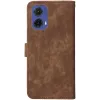 Phonesta Vintage Skin Book Wallet Case hoesje voor Motorola Moto G85 - Bruin 8