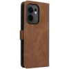 Phonesta Vintage Skin Book Wallet Case hoesje voor Oppo Reno13 F 4G/5G / Reno13 FS 5G - Bruin 7
