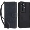 Phonesta Vintage Skin Book Wallet Case hoesje voor Oppo Reno11 F 5G - Zwart