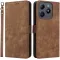 Phonesta Vintage Skin Book Wallet Case hoesje voor Realme C63/C61 / Note 60 - Bruin