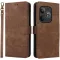 Phonesta Vintage Skin Book Wallet Case hoesje voor Realme GT 6 - Bruin