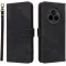 Phonesta Vintage Skin Book Wallet Case hoesje voor Realme 14 Pro - Zwart