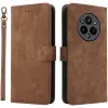 Phonesta Vintage Skin Book Wallet Case hoesje voor Realme 14 Pro Plus - Bruin