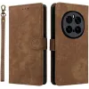 Phonesta Vintage Skin Book Wallet Case hoesje voor HONOR Magic7 Pro - Bruin
