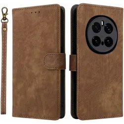 Phonesta Vintage Skin Book Wallet Case hoesje voor HONOR Magic7 Pro - Bruin
