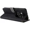 Phonesta Vintage Skin Book Wallet Case hoesje voor HONOR Magic6 Pro - Zwart 4