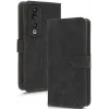Phonesta Vintage Skin Book Wallet Case hoesje voor HONOR 90 - Zwart 8