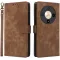 Phonesta Vintage Skin Book Wallet Case hoesje voor HONOR Magic6 Lite - Bruin