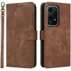 Phonesta Vintage Skin Book Wallet Case hoesje voor HONOR 200 Lite - Bruin