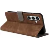 Phonesta Vintage Skin Book Wallet Case hoesje voor Samsung Galaxy S24 FE - Bruin 4