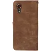 Phonesta Vintage Skin Book Wallet Case hoesje voor Samsung Galaxy Xcover 7 - Bruin 7