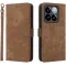 Phonesta Vintage Skin Book Wallet Case hoesje voor Xiaomi 14T - Bruin