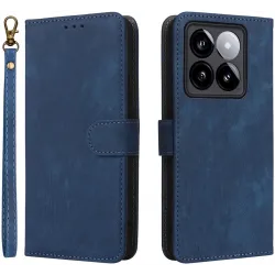 Phonesta Vintage Skin Book Wallet Case hoesje voor Xiaomi 14T Pro - Zwart