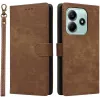 Phonesta Vintage Skin Book Wallet Case hoesje voor Xiaomi Redmi Note 14 5G - Bruin