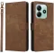 Phonesta Vintage Skin Book Wallet Case hoesje voor Xiaomi Redmi Note 14 5G - Bruin