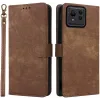 Phonesta Vintage Skin Book Wallet Case hoesje voor Asus Zenfone 11 Ultra - Bruin