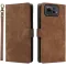 Phonesta Vintage Skin Book Wallet Case hoesje voor Asus Zenfone 12 Ultra - Bruin