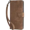 Phonesta Vintage Skin Book Wallet Case hoesje voor Asus Zenfone 10 - Bruin 6