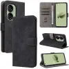 Phonesta Vintage Skin Book Wallet Case hoesje voor Asus Zenfone 10 - Zwart 5