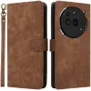 Phonesta Vintage Skin Book Wallet Case hoesje voor Nothing Phone (3a) Pro - Bruin