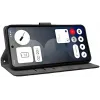 Phonesta Vintage Skin Book Wallet Case hoesje voor Nothing Phone (3a) Pro - Zwart 4