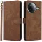 Phonesta Vintage Skin Book Wallet Case hoesje voor Xiaomi Poco F7 Pro/F7 Ultra - Bruin