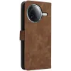 Phonesta Vintage Skin Book Wallet Case hoesje voor Xiaomi Poco F7 Pro/F7 Ultra - Bruin 8