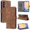 Phonesta Vintage Skin Book Wallet Case hoesje voor Samsung Galaxy A25 - Bruin 5