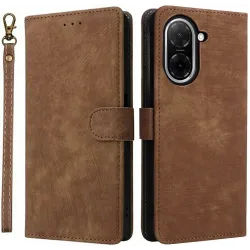 Phonesta Vintage Skin Book Wallet Case hoesje voor Xiaomi Redmi A5 171.7mm - Bruin