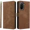 Phonesta Vintage Skin Book Wallet Case hoesje voor Xiaomi Redmi A5 171.7mm - Bruin