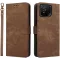 Phonesta Vintage Skin Book Wallet Case hoesje voor Asus ROG Phone 9/9 Pro - Bruin