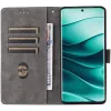 Phonesta Vintage Skin Book Wallet Case hoesje voor Xiaomi Redmi Note 14 Pro 4G - Bruin 2