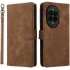 Phonesta Vintage Skin Book Wallet Case hoesje voor Huawei nova 13 Pro - Bruin