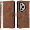 Phonesta Vintage Skin Book Wallet Case hoesje voor HONOR 400 Pro - Bruin