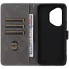 Phonesta Vintage Skin Book Wallet Case hoesje voor HONOR 400 Pro - Bruin 3
