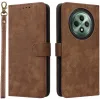 Phonesta Vintage Skin Book Wallet Case hoesje voor Oppo Reno12 F/Reno12 FS - Bruin