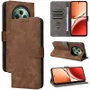 Phonesta Vintage Skin Book Wallet Case hoesje voor Oppo Reno12 F/Reno12 FS - Bruin 6