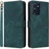 Phonesta Vintage Skin Book Wallet Case hoesje voor HMD Pulse/Pulse Plus/Pulse Pro - Groen