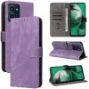 Phonesta Vintage Skin Book Wallet Case hoesje voor HMD Pulse/Pulse Plus/Pulse Pro - Paars 6
