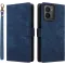 Phonesta Vintage Skin Book Wallet Case hoesje voor HMD Fusion - Blauw